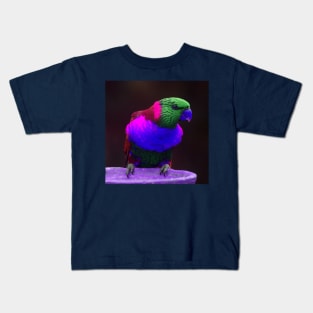 Neon Parrot Kids T-Shirt